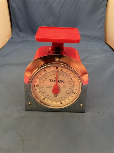 Taylor kitchen scale - scale, red