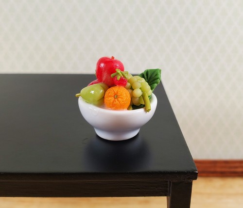 Dollhouse bowl fruit grapes - dollhouse, of